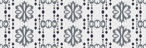 Batik Textile Ikkat or ikat triangle seamless pattern digital vector design for Print saree Kurti Borneo Fabric border brush symbols swatches designer