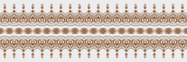 Batik Textile Ikkat or ikat prints seamless pattern digital vector design for Print saree Kurti Borneo Fabric border brush symbols swatches cotton