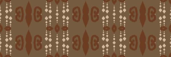 Batik Textile Ikkat or ikat print seamless pattern digital vector design for Print saree Kurti Borneo Fabric border brush symbols swatches cotton