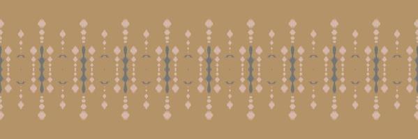 Ikat border tribal African Seamless Pattern. Ethnic Geometric Ikkat Batik Digital vector textile Design for Prints Fabric saree Mughal brush symbol Swaths texture Kurti Kurtis Kurtas