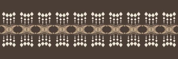 Ikat fabric tribal chevron Seamless Pattern. Ethnic Geometric Ikkat Batik Digital vector textile Design for Prints Fabric saree Mughal brush symbol Swaths texture Kurti Kurtis Kurtas