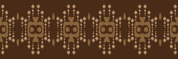 diseño ikat batik textil patrón sin costuras diseño vectorial digital para imprimir saree kurti borde de tela símbolos de pincel muestras ropa de fiesta vector