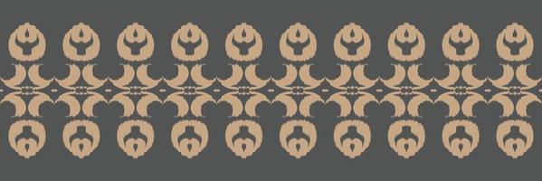 Batik Textile ikat texture seamless pattern digital vector design for Print saree Kurti Borneo Fabric border brush symbols swatches designer