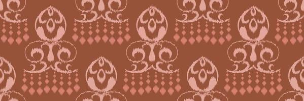 Ikat Damask Scandinavian embroidery, ikat seamless pattern tribal backgrounds, Fashion pattern Digital textile Asian Design ancient art for Prints Fabric saree Mughal Swaths texture Kurti Kurtis vector
