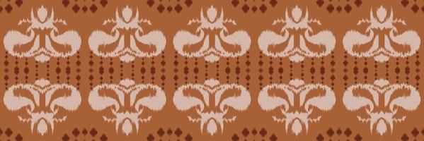 Ikat fabric tribal art Seamless Pattern. Ethnic Geometric Batik Ikkat Digital vector textile Design for Prints Fabric saree Mughal brush symbol Swaths texture Kurti Kurtis Kurtas