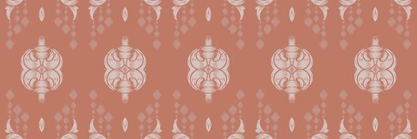 Ikat border tribal abstract Seamless Pattern. Ethnic Geometric Ikkat Batik Digital vector textile Design for Prints Fabric saree Mughal brush symbol Swaths texture Kurti Kurtis Kurtas