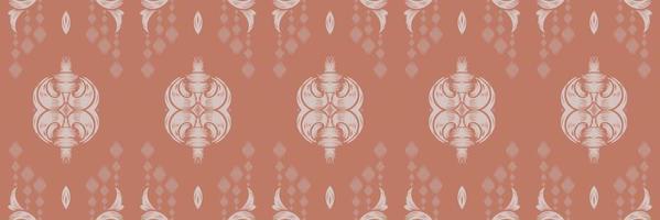 Ikat border tribal abstract Seamless Pattern. Ethnic Geometric Ikkat Batik Digital vector textile Design for Prints Fabric saree Mughal brush symbol Swaths texture Kurti Kurtis Kurtas