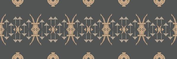 batik textil ikat flores de patrones sin fisuras diseño vectorial digital para imprimir saree kurti borde de tela símbolos de pincel de borde muestras de algodón vector