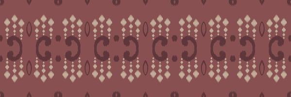 Batik Textile ikat triangle seamless pattern digital vector design for Print saree Kurti Borneo Fabric border brush symbols swatches designer