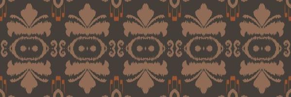 Ikat floral tribal African Seamless Pattern. Ethnic Geometric Ikkat Batik Digital vector textile Design for Prints Fabric saree Mughal brush symbol Swaths texture Kurti Kurtis Kurtas