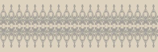 batik textil ikkat o ikat diseño de patrones sin fisuras diseño vectorial digital para imprimir saree kurti borneo borde de tela símbolos de pincel muestras de algodón vector
