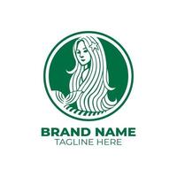 Mermaid Green Logo vector