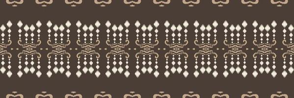 Ikat stripe tribal cross Seamless Pattern. Ethnic Geometric Ikkat Batik Digital vector textile Design for Prints Fabric saree Mughal brush symbol Swaths texture Kurti Kurtis Kurtas