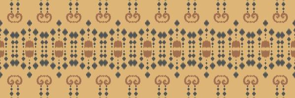 Ikat flower tribal background Seamless Pattern. Ethnic Geometric Ikkat Batik Digital vector textile Design for Prints Fabric saree Mughal brush symbol Swaths texture Kurti Kurtis Kurtas