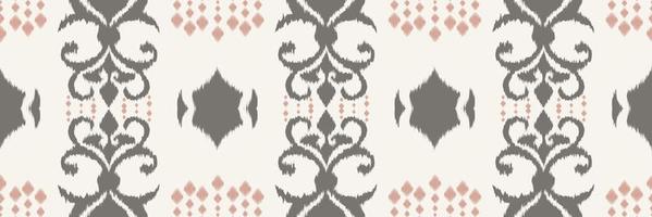 Ikat fabric batik textile seamless pattern digital vector design for Print saree Kurti Borneo Fabric border brush symbols swatches cotton