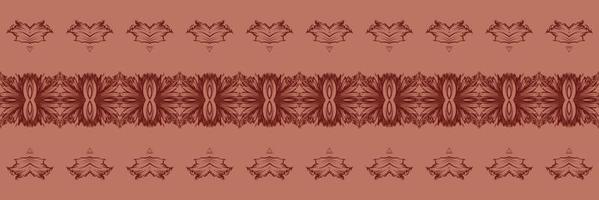 Batik Textile ikat chevron seamless pattern digital vector design for Print saree Kurti Borneo Fabric border brush symbols swatches stylish