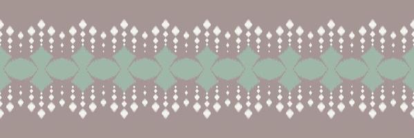 Ikat border tribal Africa Seamless Pattern. Ethnic Geometric Ikkat Batik Digital vector textile Design for Prints Fabric saree Mughal brush symbol Swaths texture Kurti Kurtis Kurtas