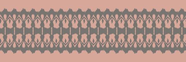 Batik Textile Motif ikat triangle seamless pattern digital vector design for Print saree Kurti Borneo Fabric border brush symbols swatches cotton