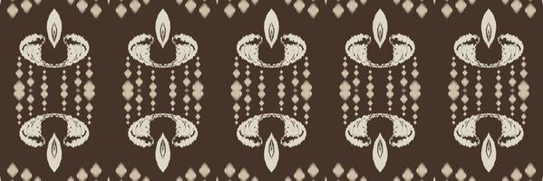 Ikat border tribal Africa Seamless Pattern. Ethnic Geometric Batik Ikkat Digital vector textile Design for Prints Fabric saree Mughal brush symbol Swaths texture Kurti Kurtis Kurtas