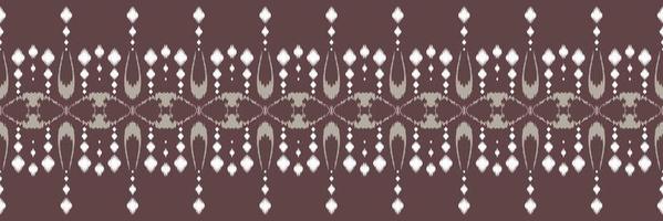 ikat borde tribal cruz de patrones sin fisuras. étnico geométrico ikkat batik vector digital diseño textil para estampados tela sari mughal cepillo símbolo franjas textura kurti kurtis kurtas