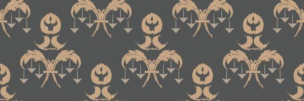 bordado escandinavo de damasco ikat, color tribal sin costuras ikat, patrón de moda textil digital diseño asiático arte antiguo para estampados tela saree mughal franjas textura kurti kurtis kurtas vector