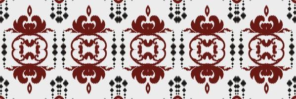 batik textil ikat diamante patrón sin costuras diseño vectorial digital para imprimir saree kurti borde de tela símbolos de pincel muestras ropa de fiesta vector