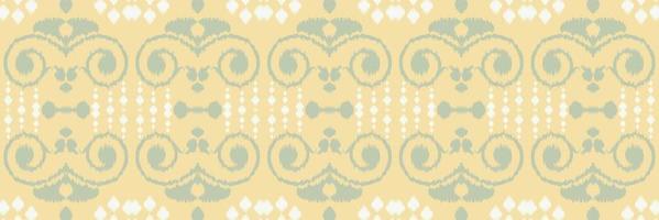 patrón sin fisuras de fondo tribal floral ikat. étnico geométrico batik ikkat vector digital diseño textil para estampados tela sari mogol cepillo símbolo franjas textura kurti kurtis kurtas