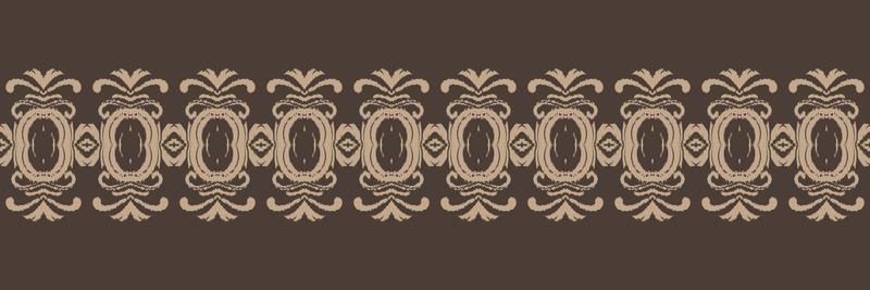 Batik Textile ikat designs seamless pattern digital vector design for Print saree Kurti Borneo Fabric border brush symbols swatches cotton