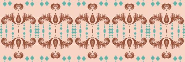Batik Textile ikat Aztec seamless pattern digital vector design for Print saree Kurti Borneo Fabric border brush symbols swatches designer