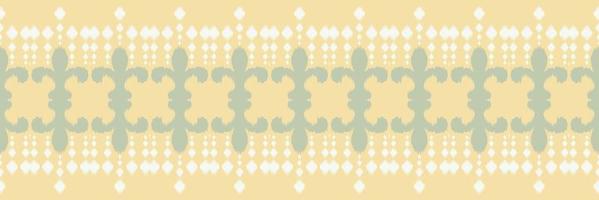 Ikat border tribal backgrounds Seamless Pattern. Ethnic Geometric Batik Ikkat Digital vector textile Design for Prints Fabric saree Mughal brush symbol Swaths texture Kurti Kurtis Kurtas