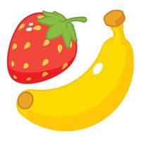 icono de postre de frutas, estilo isométrico vector