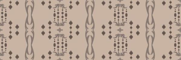 Batik Textile Ikkat or ikat fabric seamless pattern digital vector design for Print saree Kurti Borneo Fabric border brush symbols swatches cotton
