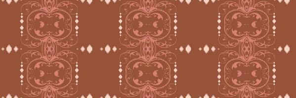 batik textil étnico ikat textura de patrones sin fisuras diseño vectorial digital para imprimir saree kurti borneo borde de tela símbolos de pincel muestras con estilo vector