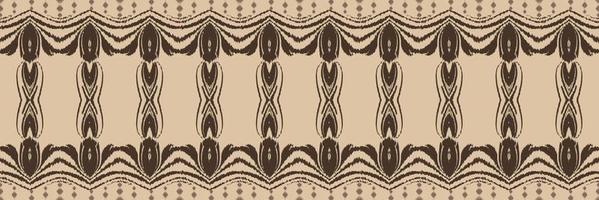Ikat fabric tribal abstract Seamless Pattern. Ethnic Geometric Ikkat Batik Digital vector textile Design for Prints Fabric saree Mughal brush symbol Swaths texture Kurti Kurtis Kurtas