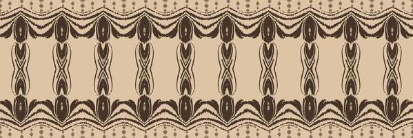 Ikat fabric tribal abstract Seamless Pattern. Ethnic Geometric Ikkat Batik Digital vector textile Design for Prints Fabric saree Mughal brush symbol Swaths texture Kurti Kurtis Kurtas