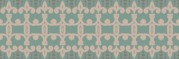 étnico ikat vector batik textil patrón sin costuras diseño de vector digital para imprimir saree kurti borneo borde de tela símbolos de pincel muestras ropa de fiesta