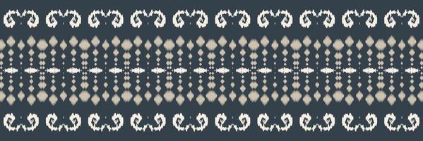 Ikat flower tribal color Seamless Pattern. Ethnic Geometric Batik Ikkat Digital vector textile Design for Prints Fabric saree Mughal brush symbol Swaths texture Kurti Kurtis Kurtas