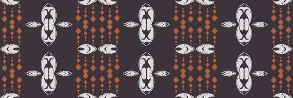 Batik Textile Ikkat or ikat floral seamless pattern digital vector design for Print saree Kurti Borneo Fabric border brush symbols swatches stylish
