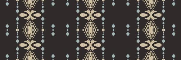 batik textil étnico ikat vector patrón sin costuras diseño de vector digital para imprimir saree kurti borneo borde de tela símbolos de pincel muestras ropa de fiesta