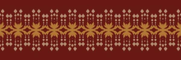 Ikat print tribal Aztec Seamless Pattern. Ethnic Geometric Batik Ikkat Digital vector textile Design for Prints Fabric saree Mughal brush symbol Swaths texture Kurti Kurtis Kurtas