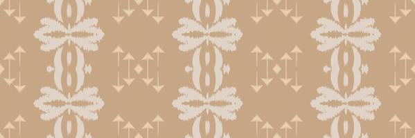 Batik Textile Ethnic ikat frame seamless pattern digital vector design for Print saree Kurti Borneo Fabric border brush symbols swatches designer