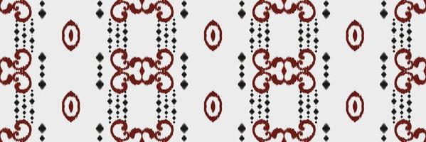 motivo textil batik ikat flores patrón sin costuras diseño vectorial digital para imprimir saree kurti borde de tela símbolos de pincel muestras ropa de fiesta vector