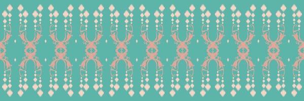 Ikat floral tribal cross Seamless Pattern. Ethnic Geometric Ikkat Batik Digital vector textile Design for Prints Fabric saree Mughal brush symbol Swaths texture Kurti Kurtis Kurtas
