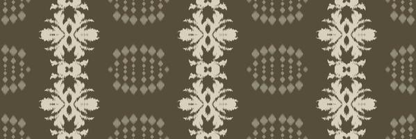 Batik Textile Ethnic ikat triangle seamless pattern digital vector design for Print saree Kurti Borneo Fabric border brush symbols swatches designer