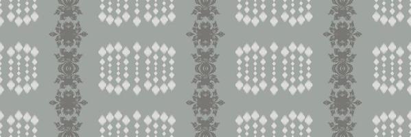 batik textil étnico ikat triángulo de patrones sin fisuras diseño vectorial digital para imprimir saree kurti borneo borde de tela símbolos de pincel muestras con estilo vector