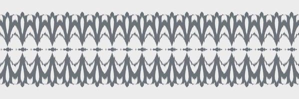 Batik Textile Ikkat or ikat triangle seamless pattern digital vector design for Print saree Kurti Borneo Fabric border brush symbols swatches designer