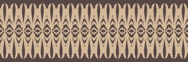 motivo textil batik ikat raya patrón sin costuras diseño vectorial digital para imprimir saree kurti borde de tela símbolos de pincel muestras diseñador vector