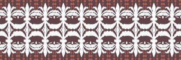 patrón sin fisuras de fondo tribal floral ikat. étnico geométrico ikkat batik vector digital diseño textil para estampados tela sari mughal cepillo símbolo franjas textura kurti kurtis kurtas