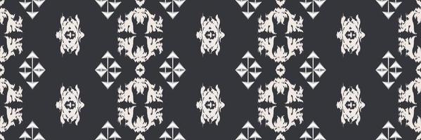 Batik Textile ikat triangle seamless pattern digital vector design for Print saree Kurti Borneo Fabric border brush symbols swatches stylish
