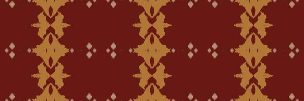 ikat chevron batik textil patrón sin costuras diseño vectorial digital para imprimir saree kurti borde de tela símbolos de pincel muestras de algodón vector